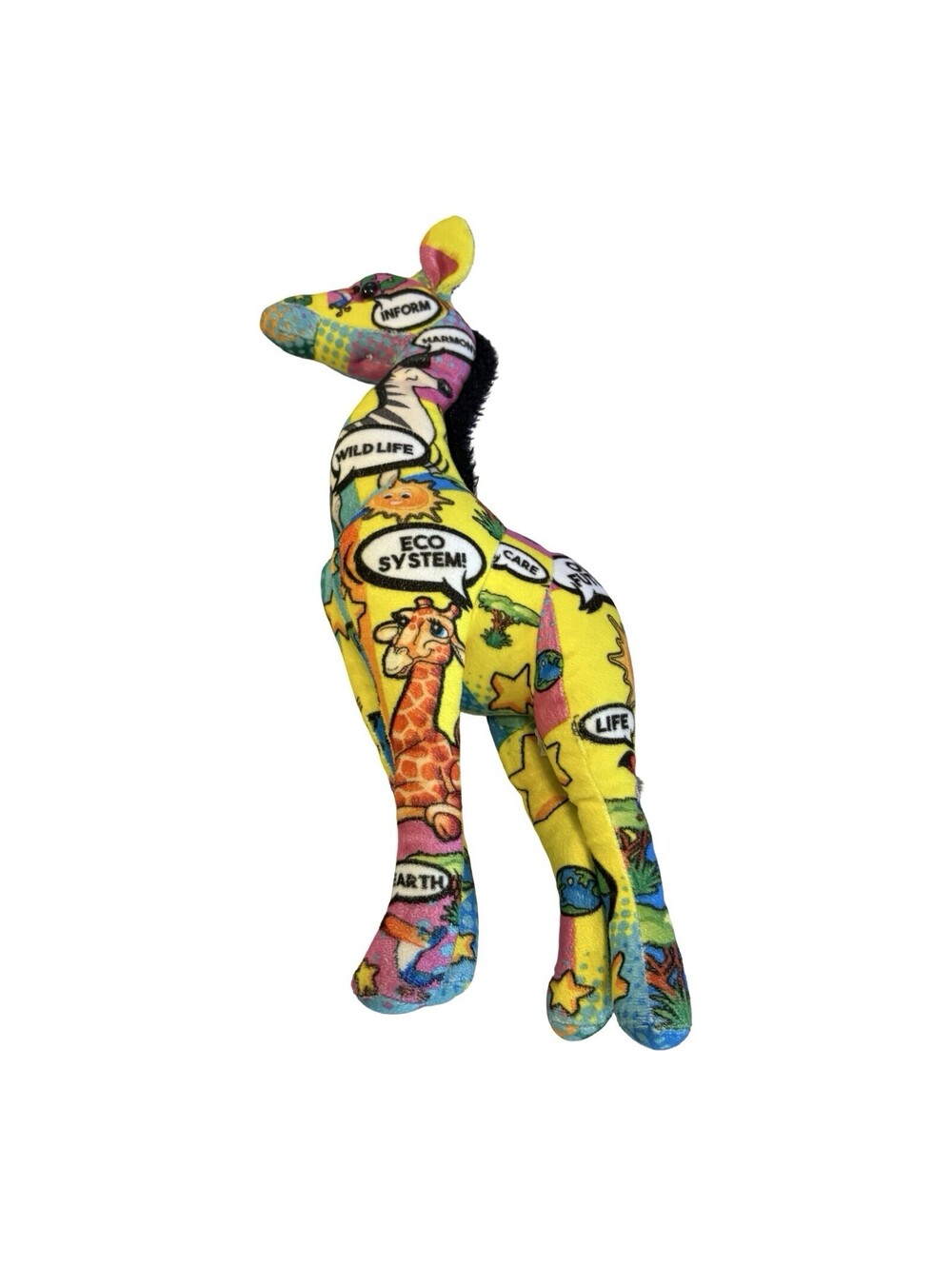 Wild Republic Message from the Planet Giraffe Plush 15" Stuffed Animal